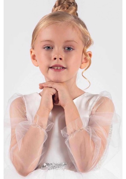 Abiye Elbise Kız Çocuk Melek Kanatlı modelleri