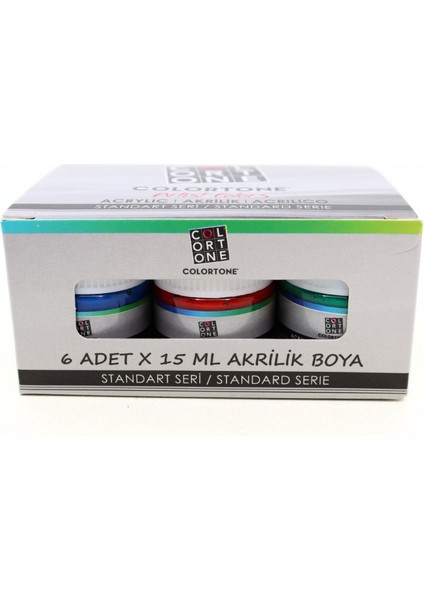 Artist Colors Standart Seri Akrilik Boya 6X15 Set
