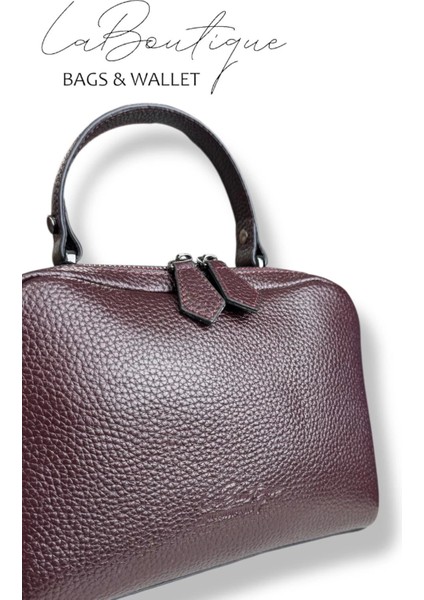 Deri Lb Çanta D-2500 Bordo