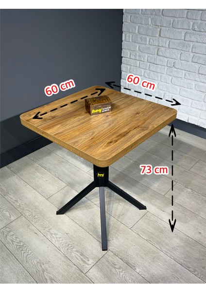 Zeren Kare Balkon Masası Mutfak Yemek Masası 60 cm indirimleri