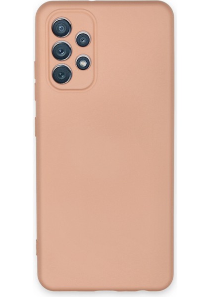 Samsung Galaxy A13 4g Kılıf Nano Içi Kadife Silikon - Pudra Bstmy