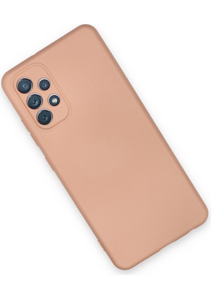 Samsung Galaxy A13 4g Kılıf Nano Içi Kadife Silikon - Pudra Bstmy