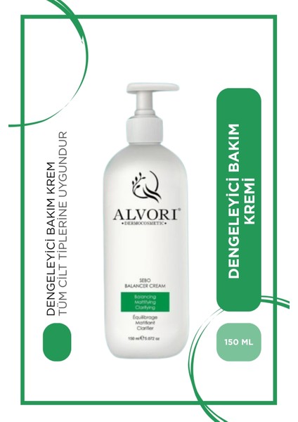 ,Sebo Balancer Cream Dengeleyici & Yüz Bakım Kremi & Akne Karşıtı 150ML