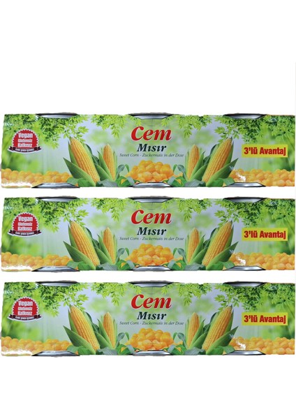 3lü Konserve Süt Mısır