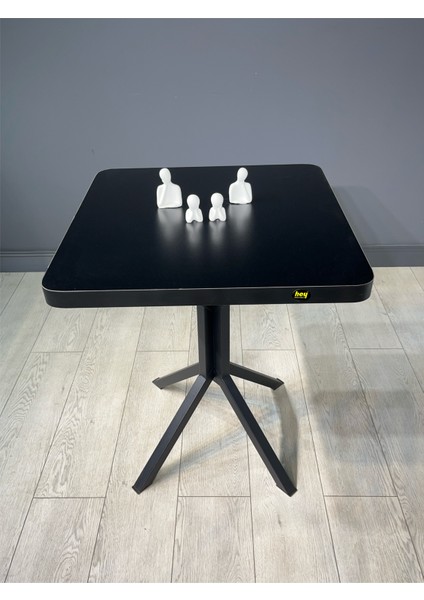 Zeren Kare Balkon Masası Mutfak Yemek Masası 60 cm