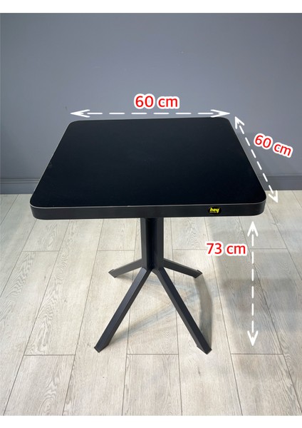Zeren Kare Balkon Masası Mutfak Yemek Masası 60 cm modelleri