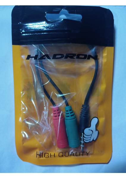 Mikrofon Kulaklık Ayırıcı Aux Kablo M/f2 22CM 4708