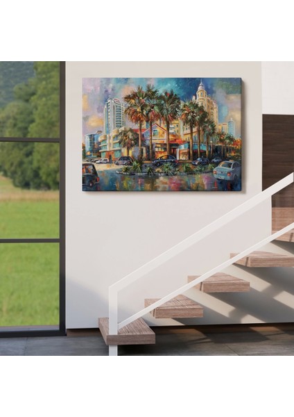 - Yağmurdan Sonra Sevilen Sochi Şehrinin Mimari Manzara Kanvas Duvar TABLOSU-1114 indirimleri