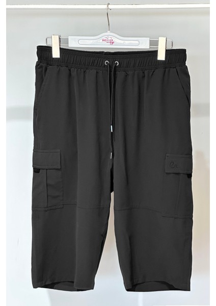 Kargo Cep Erkek Şort Kapri Mayo Rks-09 Siyah fırsatları
