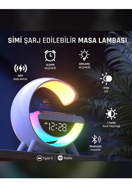 Noas Simi Şarjlı Masa Lambası