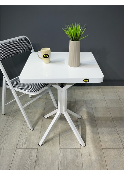 Zeren Kare Balkon Masası Mutfak Yemek Masası 60 cm fiyatları