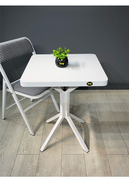 Zeren Kare Balkon Masası Mutfak Yemek Masası 60 cm fırsatları