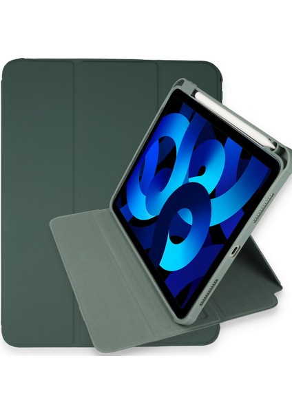 Ipad Pro 11 (2021) Kılıf Starling 360 Kalemlikli Tablet Kılıf - Koyu Yeşil Bstmy