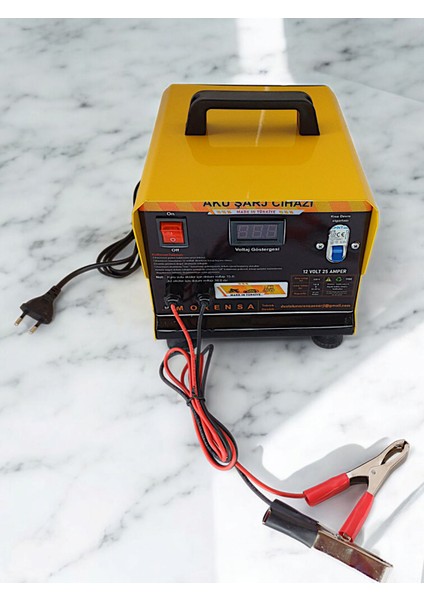 12 Volt 25 Amper Akü Şarj Cihazı