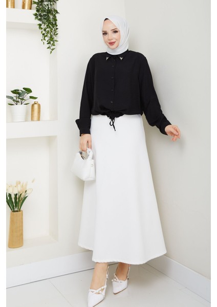 Kadın Taş Detaylı Gömlek -PMK423 modelleri