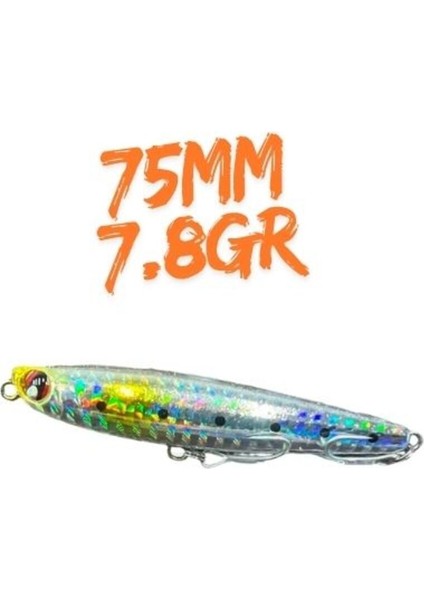 Shadow Rise Topwater 75 mm 7.8 gr Su Üstü Maket Balık C034