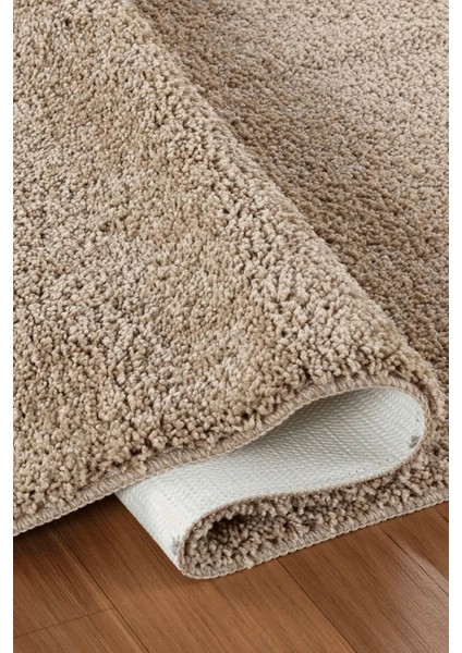 %100 Doğal Lateks Kaymaz Tabanlı Yıkanabilir 1o Adet Merdiven Halısı Soft Shaggy 27X67 cm