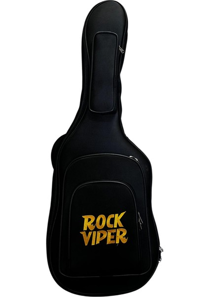 Gold Siyah Profesyonel Kalın Pedli Elektro Gitar Kılıfı