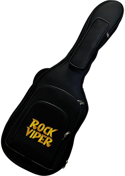 Gold Siyah Profesyonel Kalın Pedli Elektro Gitar Kılıfı