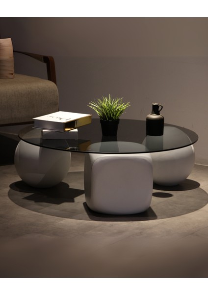 Modern Orta Sehpa & Küre-Top-Zar Sehpa & Ahşap Sehpa & Pinterest Sehpa-Mdf