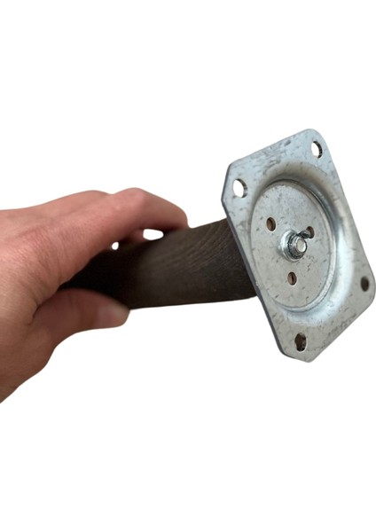 20 cm Koyu Meşe Ahşap Koltuk Berjer Çekyat Ayağı – 4’lü Set | Bağlantı Aparatları ve Vidalar Dahil | Konik Mobilya Ayağı