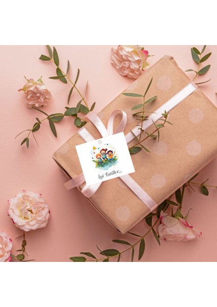 Iyi Tatiller Not Kartı 5x6 cm -36 Adet