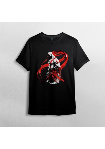 God Of War Kratos Unisex %100 Pamuklu Bisiklet Yaka T-Shirt Model 3 fiyatları
