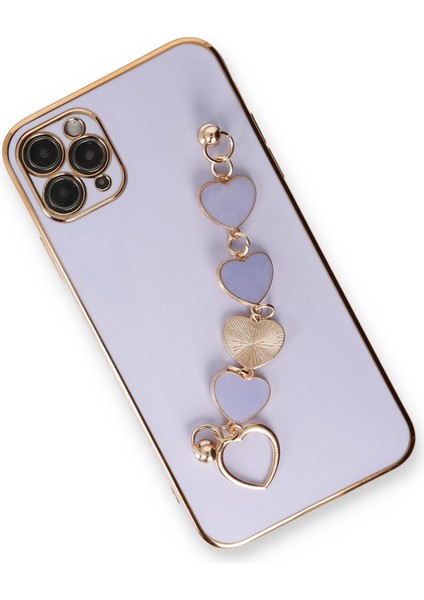 Iphone 11 Pro Max Kılıf Esila Silikon - Lila Bstmy