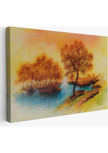 - Yaz Mevsimi Manzaralı Kanvas Duvar TABLOSU-1181 fiyatları