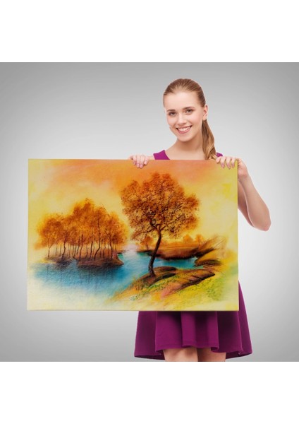 - Yaz Mevsimi Manzaralı Kanvas Duvar TABLOSU-1181 fırsatları