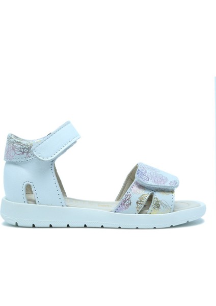 S24V032 Kifidis-Kids Kız Çocuk Deri Sandalet 21-25