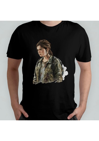 The Last Of Us Unisex %100 Pamuklu Bisiklet Yaka T-Shirt Model 5