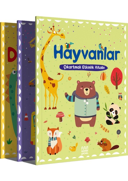 Buttercup: Çıkartmalı Etkinlik Kitabı Seti (3 Kitap)