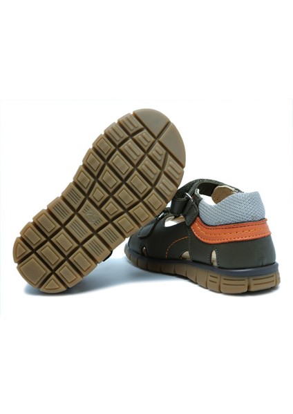 S24V015 Kifidis-Kids Erkek Çocuk Deri Sandalet 25-30 Lacivert Deri