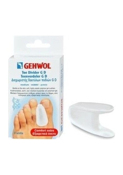 KG26928 Silikon Parmak Arası Ayracı 3lü Small