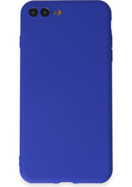Iphone 7 Plus Kılıf First Silikon - Koyu Mavi Bstmy