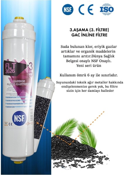 Kapalı Kasa Su Arıtma Cihazı Uyumlu Yeni Özel Seri 3 Aşamalı fırsatları