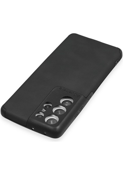 Samsung Galaxy S21 Ultra Kılıf Loop Deri Silikon - Siyah Bstmy