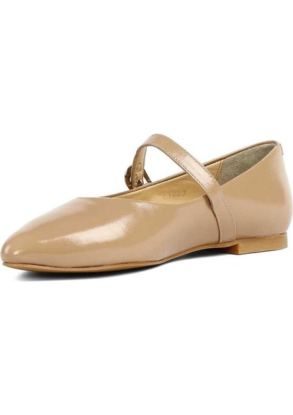 Kadın Vizon Bantlı Rugan Deri Babet fırsatları