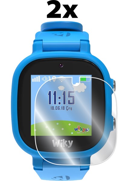 Wiky Watch 5e Çocuk Saati Için Ipg Hydrogel (Ince Tpu) Ekran Koruyucu (2 Adet)