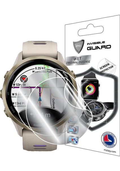 Garmin Forerunner 970 ile Uyumlu Ipg Hydrogel Ekran Koruyucu (2 Adet)