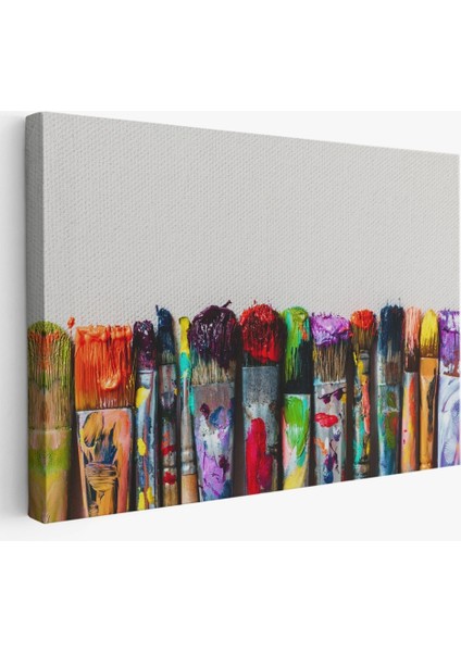 - Sanatsal Tuval Üzerinde Renkli Yağlı Boya Sanatçı Fırçaları TABLO-1199 fiyatları