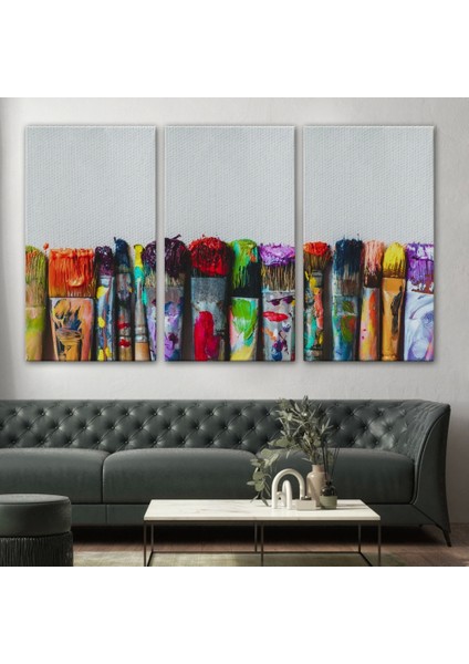 - Sanatsal Tuval Üzerinde Renkli Yağlı Boya Sanatçı Fırçaları TABLO-1199 modelleri