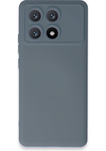 Xiaomi Poco X6 Pro Kılıf Nano Içi Kadife Silikon - Gri Bstmy