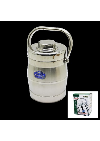 Metal Kova 3lü Sefer Tası Saklama Kabı 1.6lt