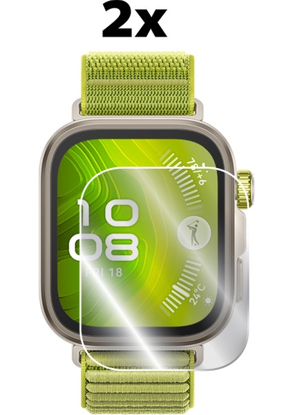 Huawei Watch Fit 4 Pro ile Uyumlu Ipg Hydrogel (Ince Tpu) Ekran Koruyucu (2 Adet)