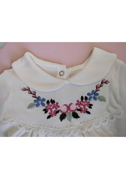 Baby Kids Yenidoğan Kız Bebek 5 Li Hastane Çıkışı Önlüklü Zıbın Takımı %100 Pamuk modelleri