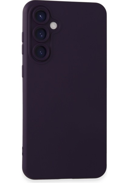 Samsung Galaxy S24 Kılıf Nano Içi Kadife Silikon - Mor Bstmy