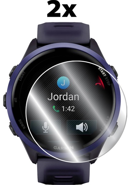 Garmin Forerunner 570-47MM ile Uyumlu Ipg Hydrogel Ekran Koruyucu (2 Adet)