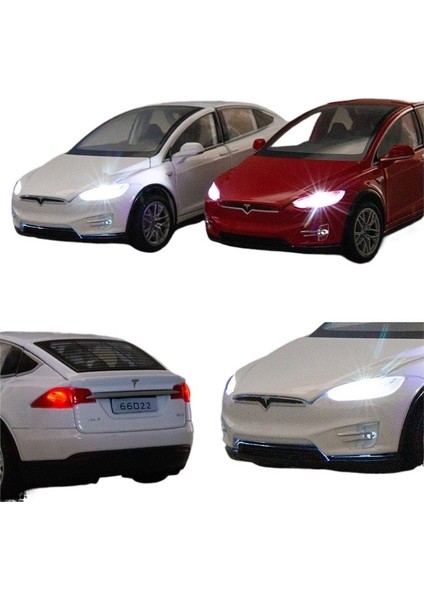 1:32 Tesla Model x Kapı Alaşım Araba Modeli (Yurt Dışından)